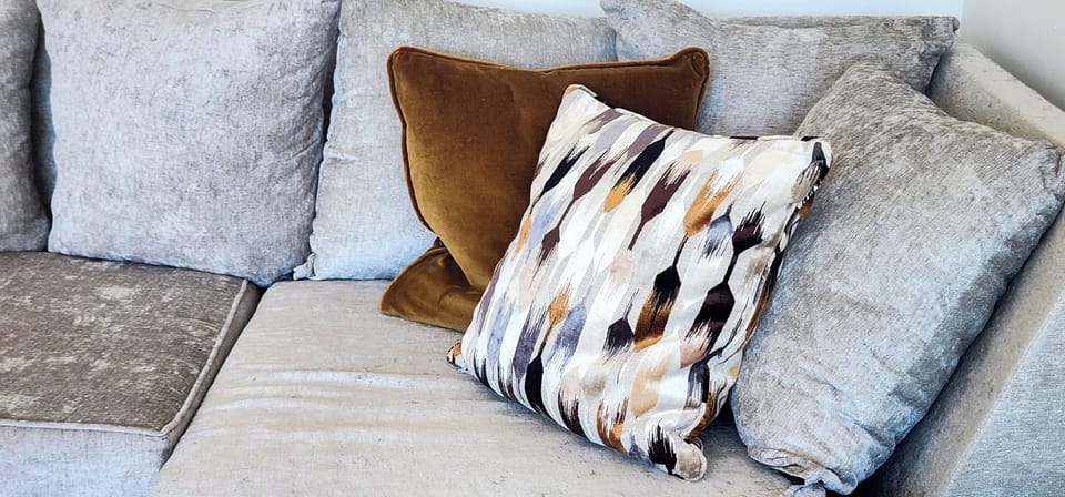 Feast your eyes on our couch cushions—so inviting you’ll feel like you’re lounging in a pillow pool!