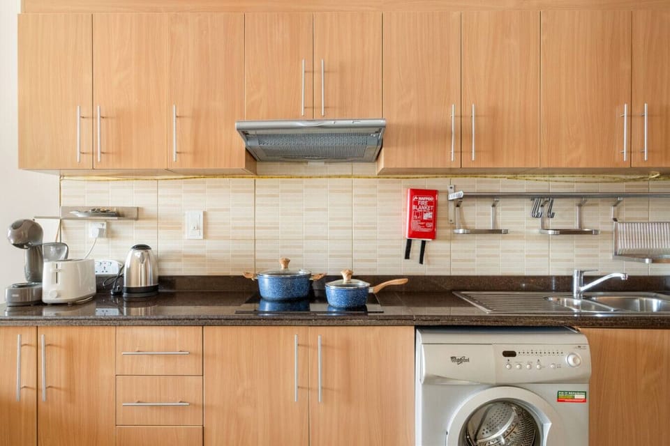 Kitchen: Modern appliances await your culinary adventures in this stylish space!