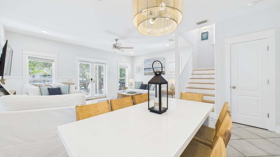 Dining table with ample seating