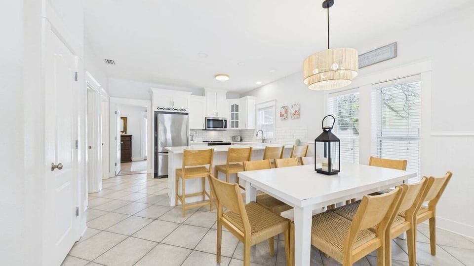 Dining and kitchen area