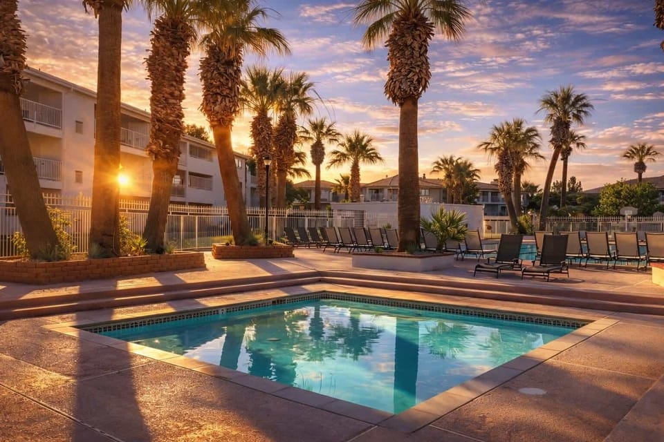 Las Palmas community hot tub