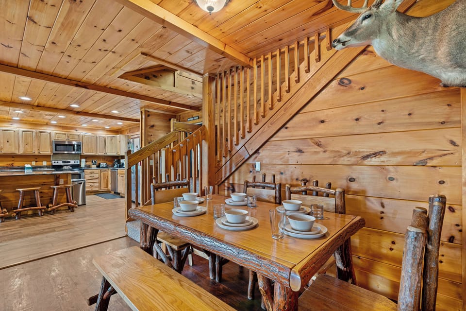 Second Dining Space Steps from Kitchen