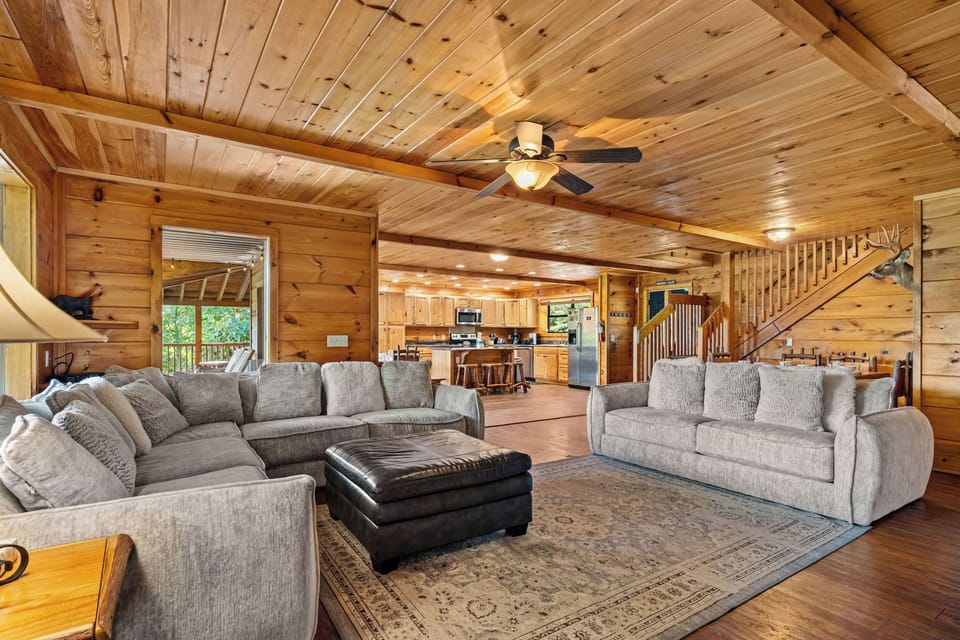 Spacious Living Room with Plush Sectional