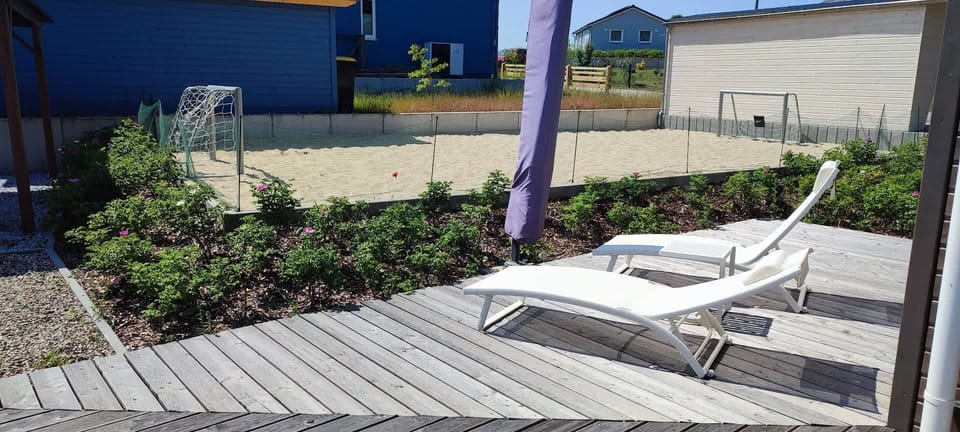 Beach-Fussballplatz