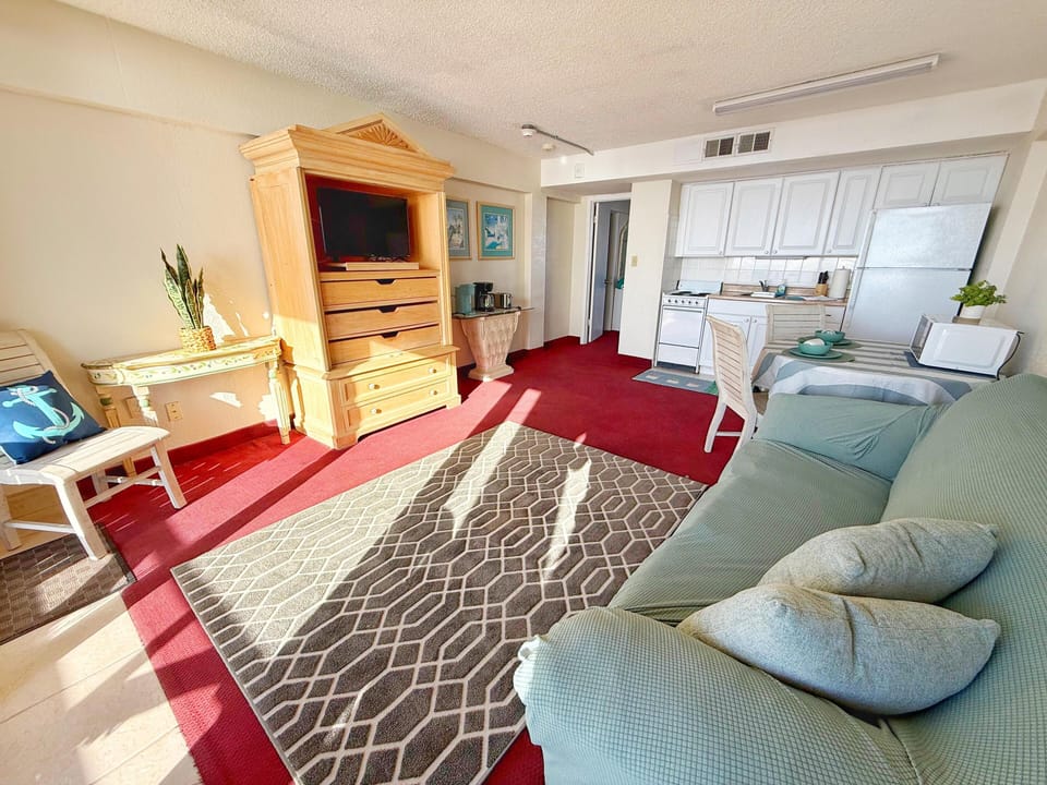 The perfect spot to unwind after a day at the beach.
