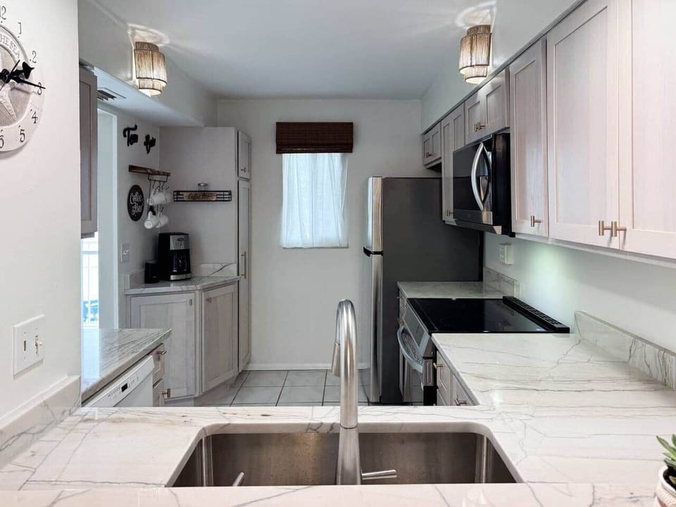 Coastal Dreams St. Augustine Beach Condo - Renovated Kitchen w/ LG Appliances

