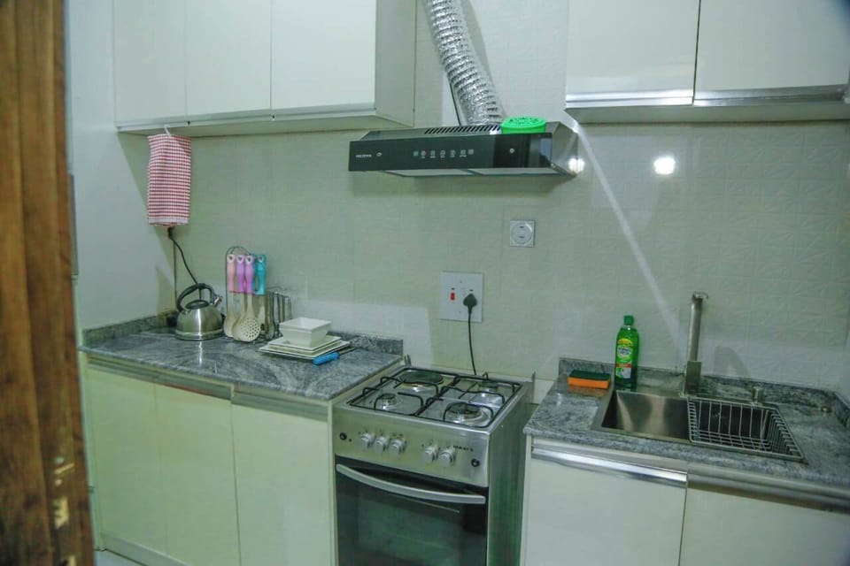 Family Apartment, Balcony, City View | Private kitchen | Fridge, microwave, oven, stovetop