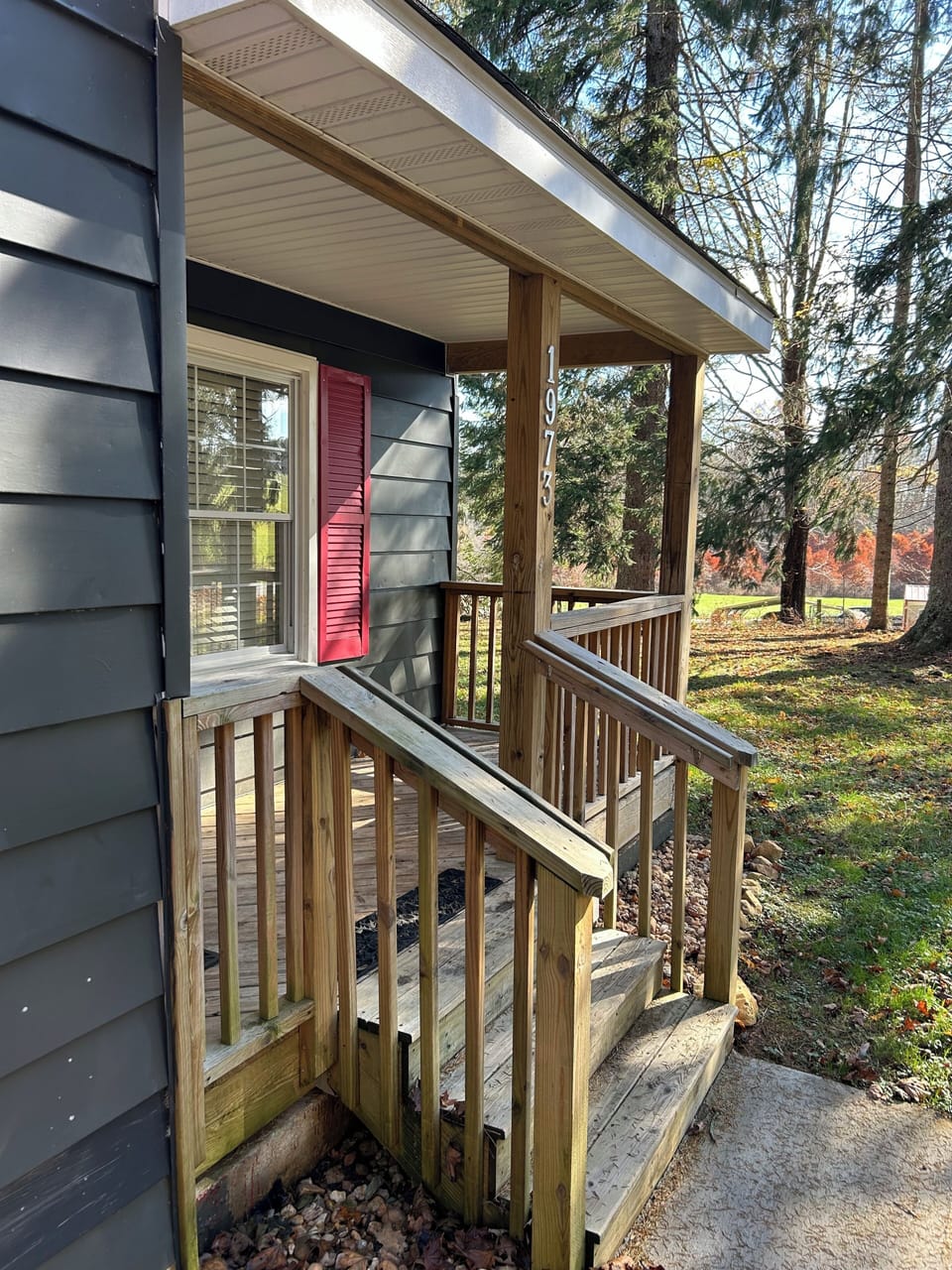 Relaxing front porch