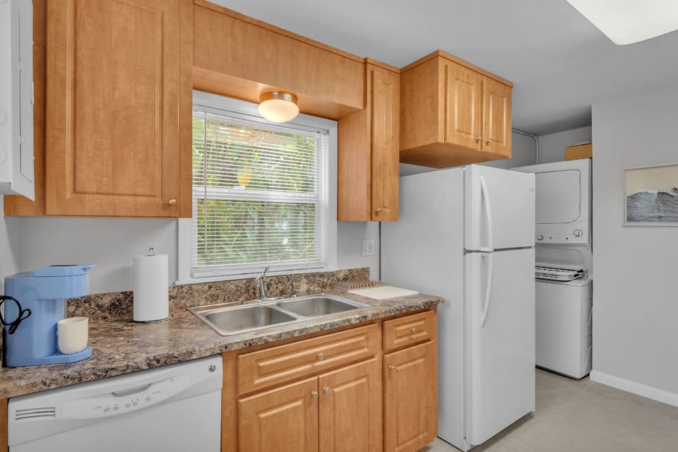 Spacious kitchen where you can enjoy your culinary adventures and Keurig Coffee