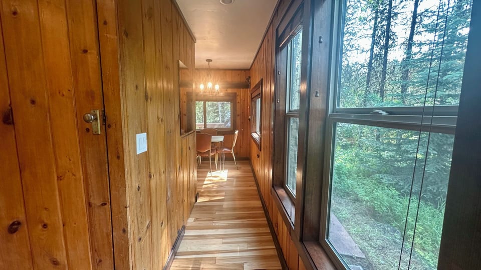 Door entry for loft/Hallway to kitchen 