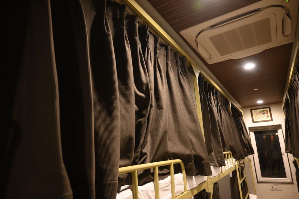 Comfort Shared Dormitory | Premium bedding, memory foam beds, free WiFi, bed sheets