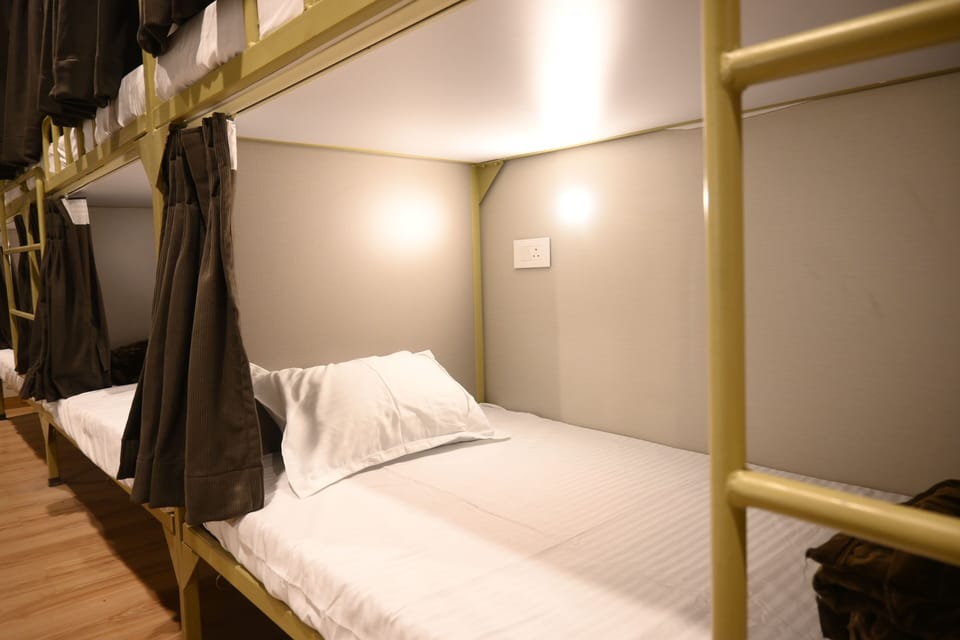 Comfort Shared Dormitory | Premium bedding, memory foam beds, free WiFi, bed sheets