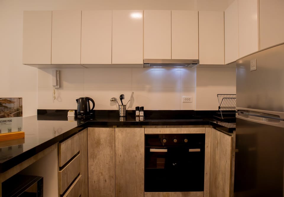 Kitchen with appliances