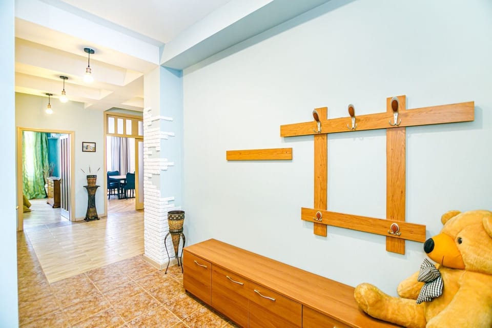 Luxury Apartment, Balcony, Sea View | Living area | 109-cm LED TV with cable channels, heated floors