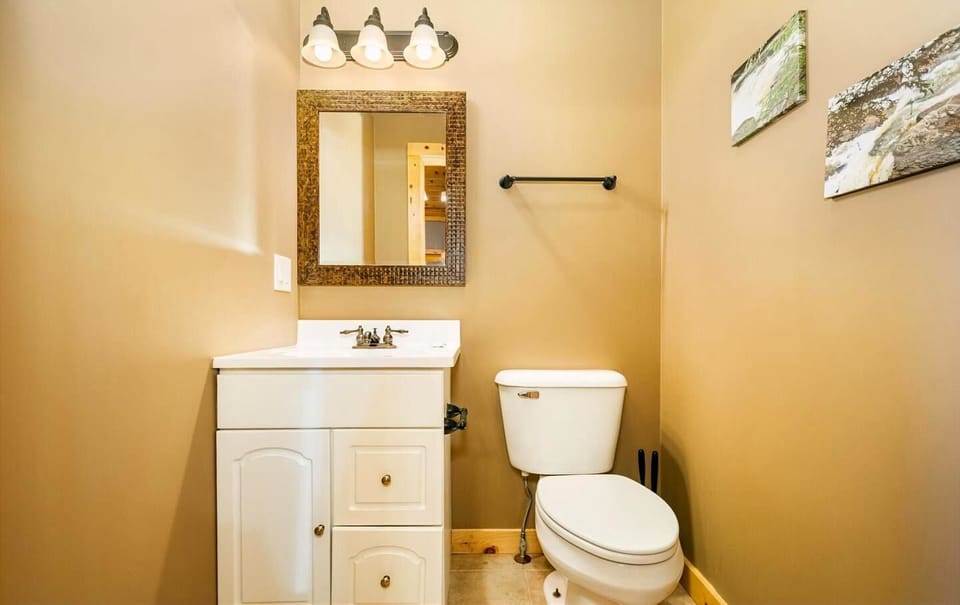 There's a powder room on the main level for your convenience!  