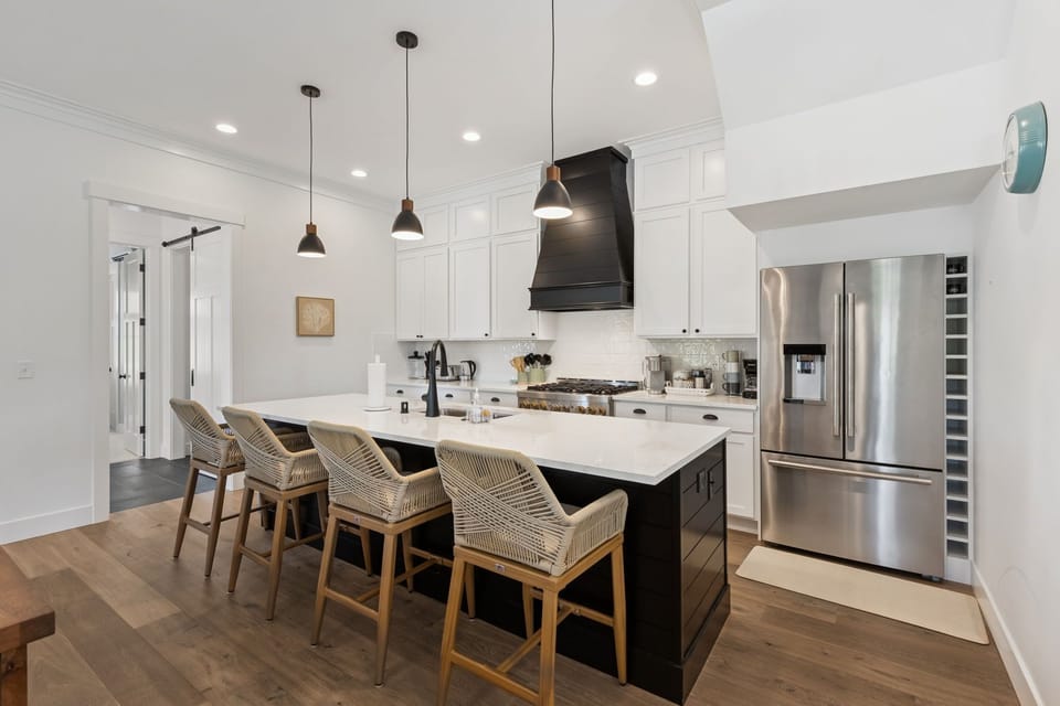 Large kitchen island