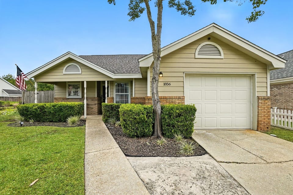 Front of the House and Driveway