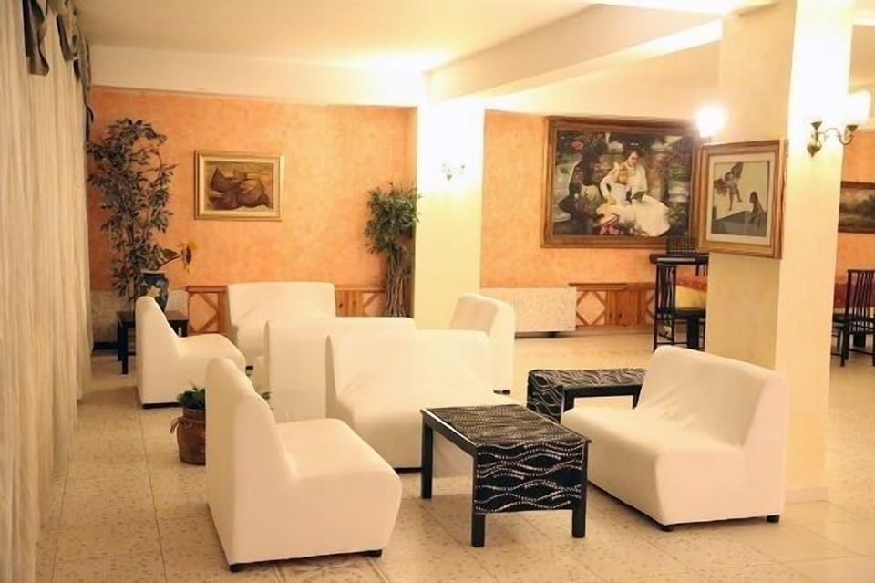 Lobby sitting area