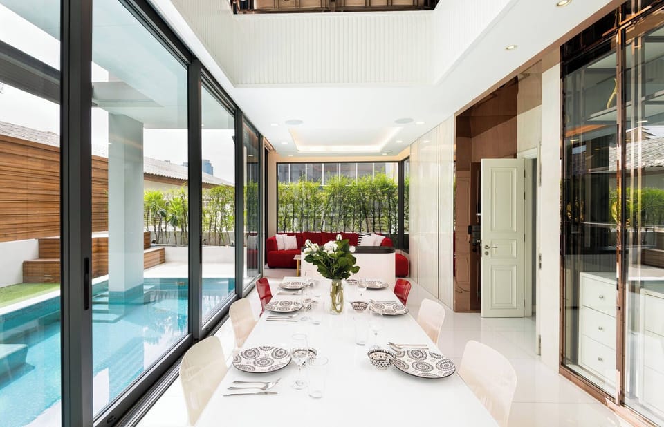 Villa, 5 Bedrooms, Accessible, Smoking | Dining room