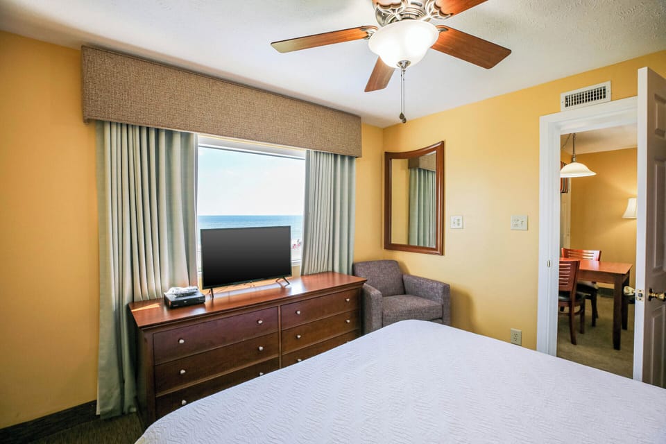 Wake up to ocean views from the comfort of your bedroom retreat.