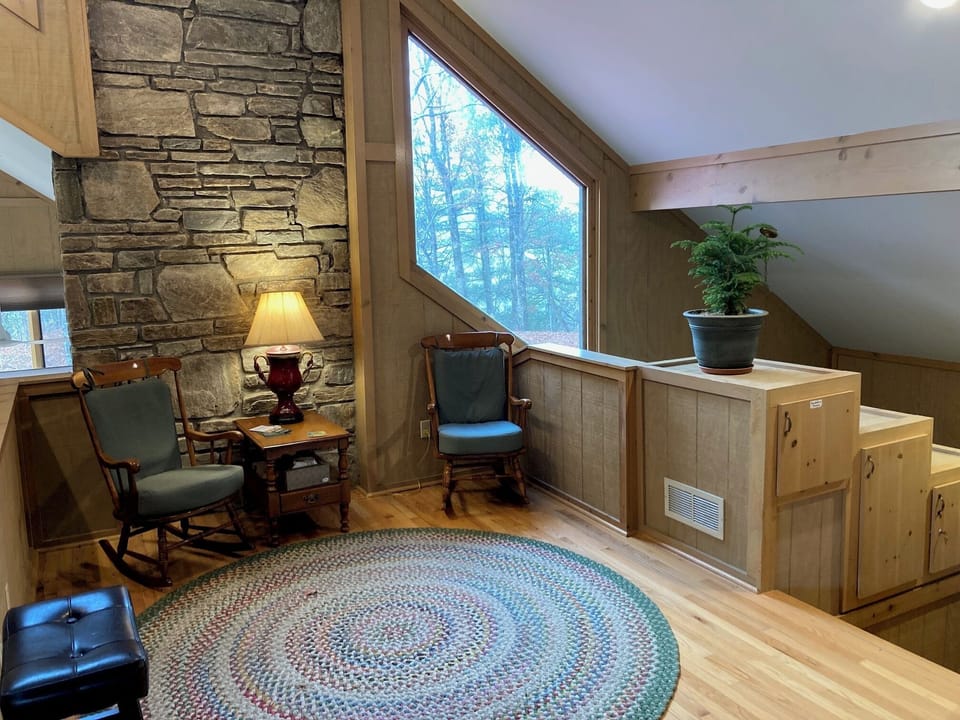Loft seating area