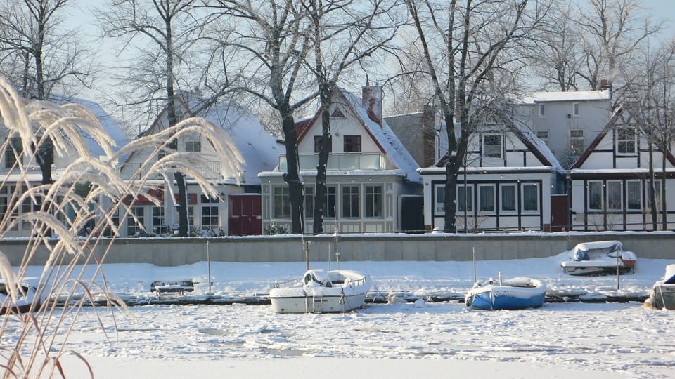Winterlandschaft am Strom