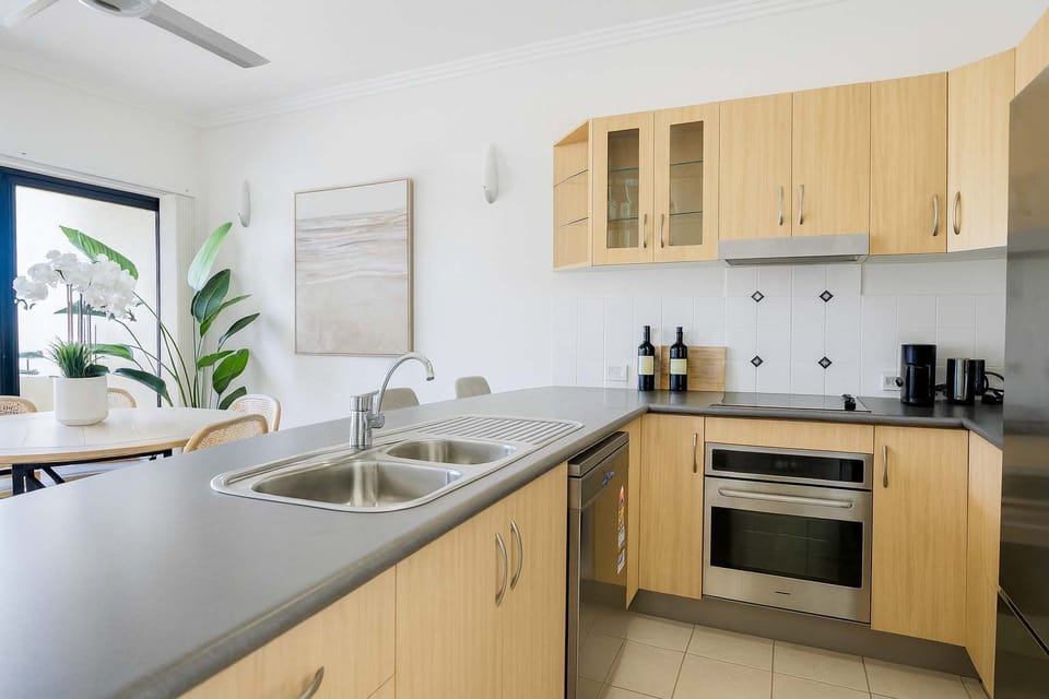 Fully equipped kitchen for comfortable longer stays