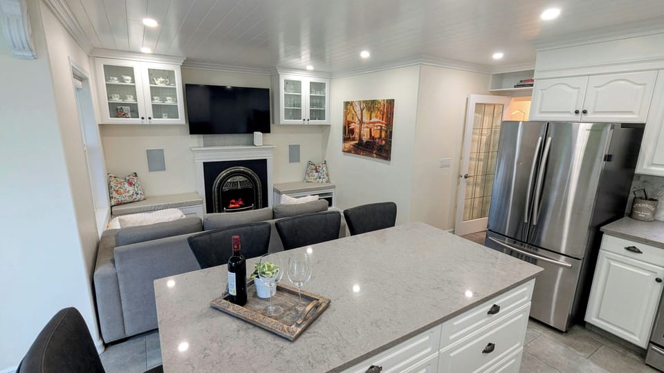 Fully stocked kitchen