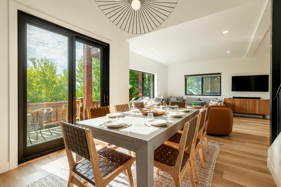 Dining Area open to Main Level Living Space