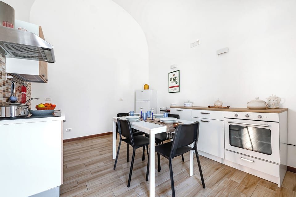 Kitchen and dining area