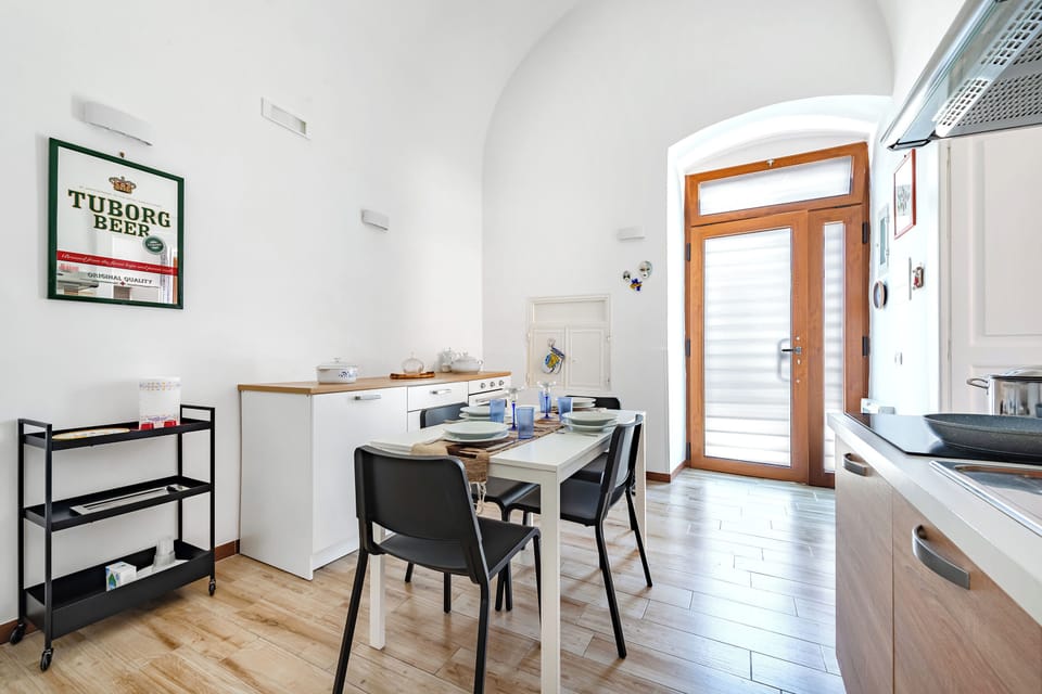 Kitchen and dining area