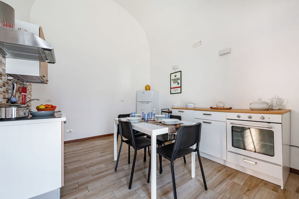 Kitchen and dining area