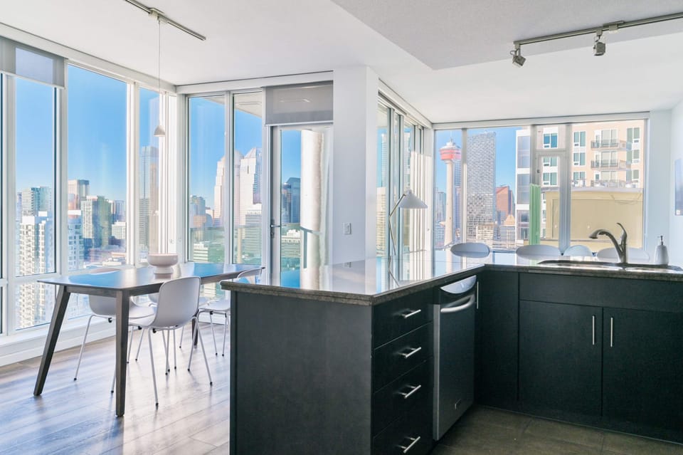 Open-concept layout with tons of natural light