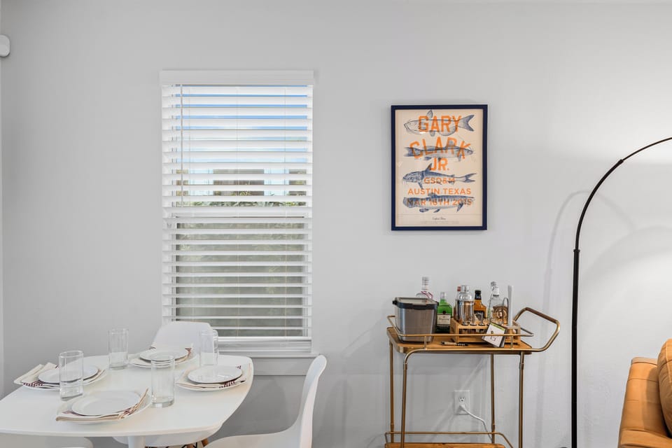 Dining nook.