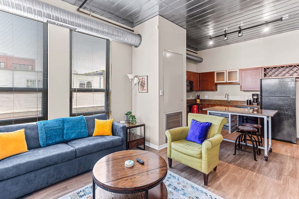 Spacious and open concept living area