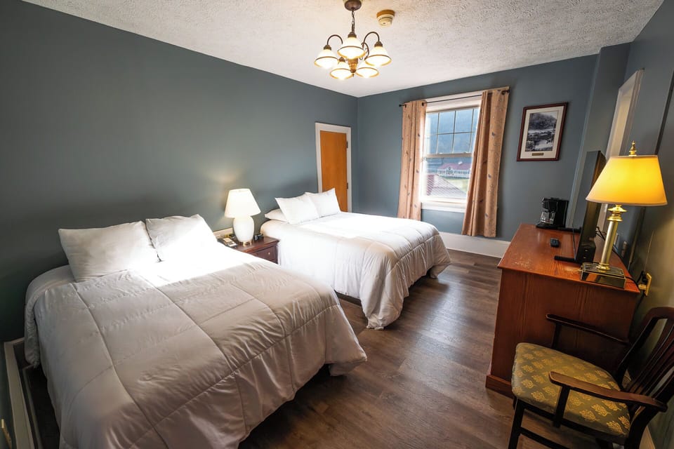 Unwind in crisp linens with plenty of space to stretch.