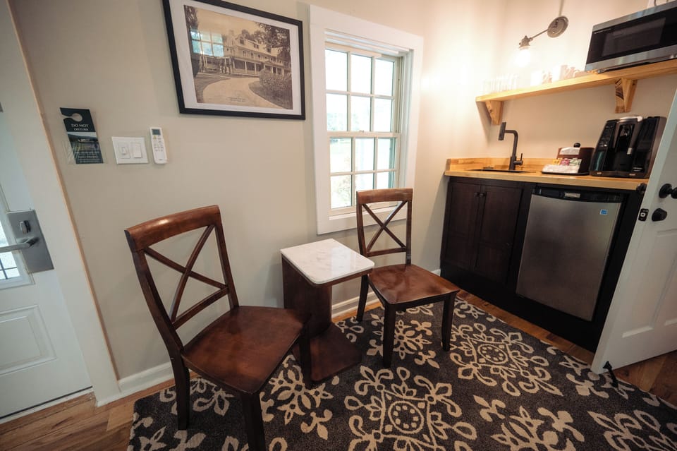 Start mornings with fresh coffee and easy kitchenette convenience.