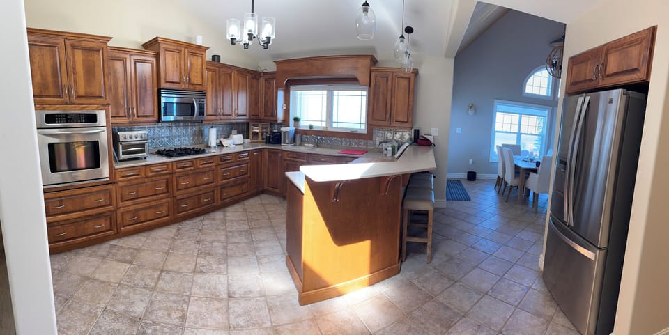 Kitchen workspace