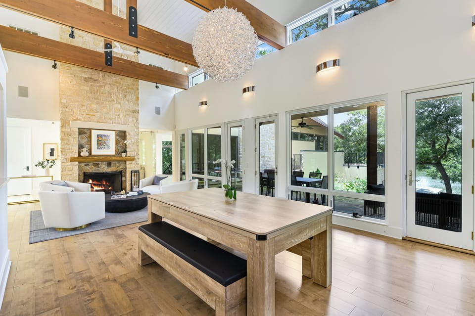 Convertible table- dining, pool, ping pong