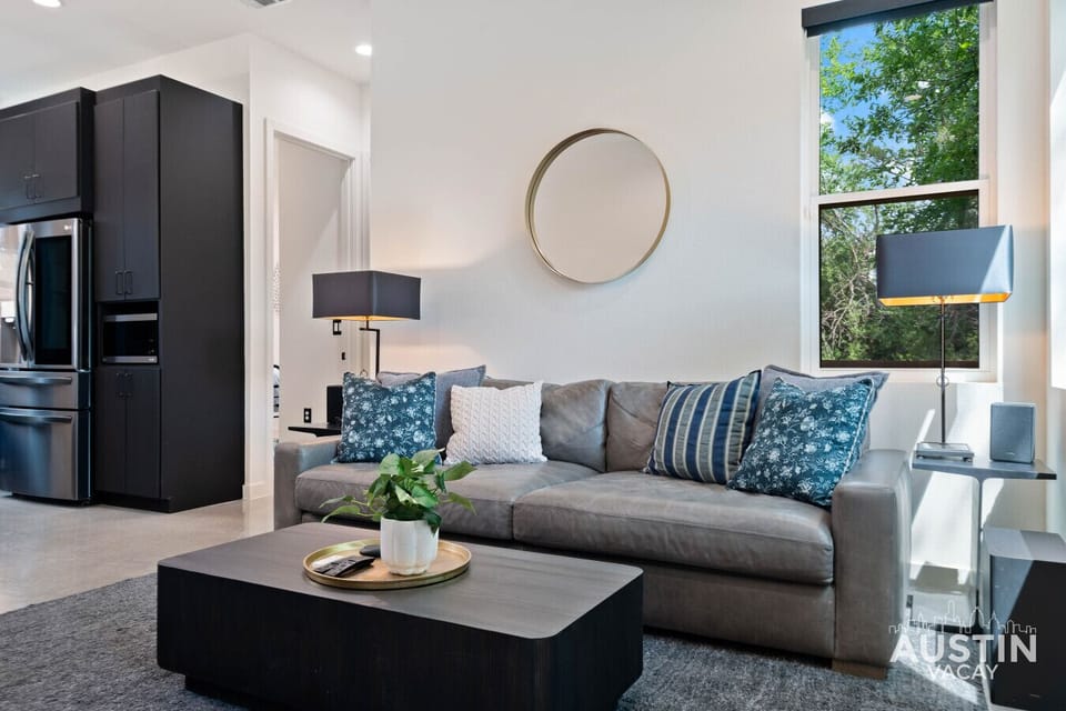 From morning brews to movie nights, this setup keeps everything within arm’s reach.