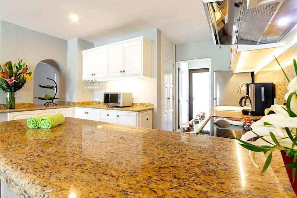 Stunning granite countertops. Prepare your next culinary masterpiece.