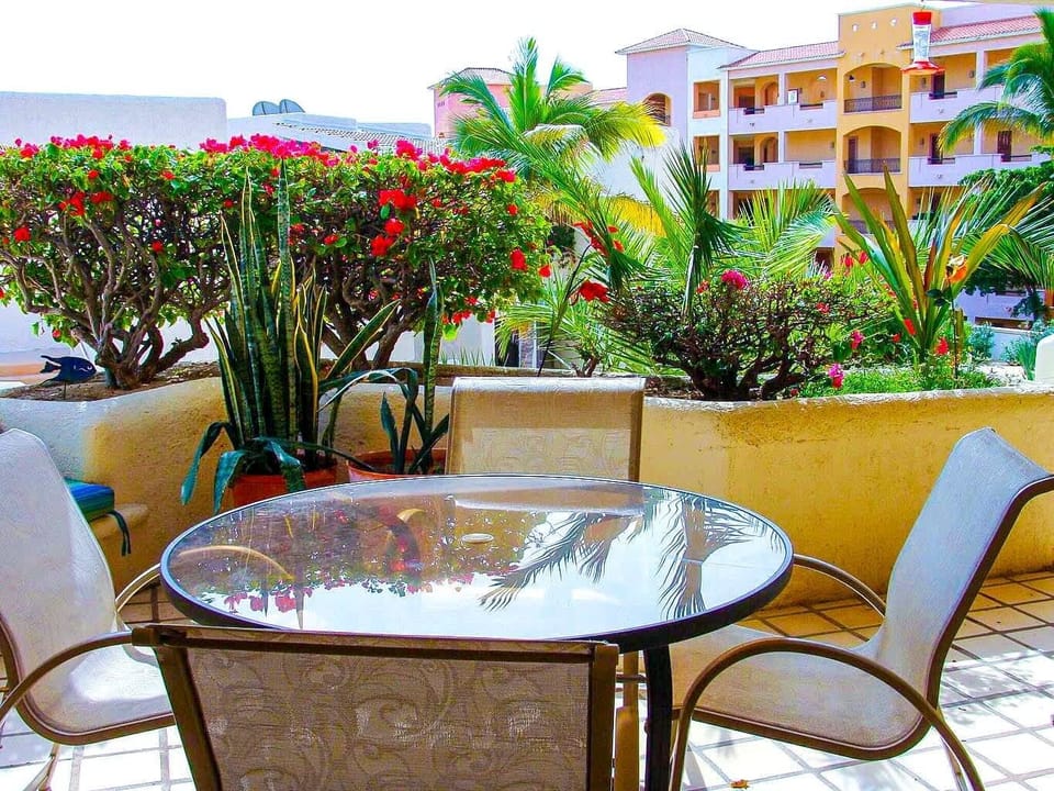 Private patio oasis. Enjoy your morning coffee!