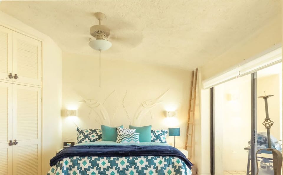 Relax in this king-sized haven.