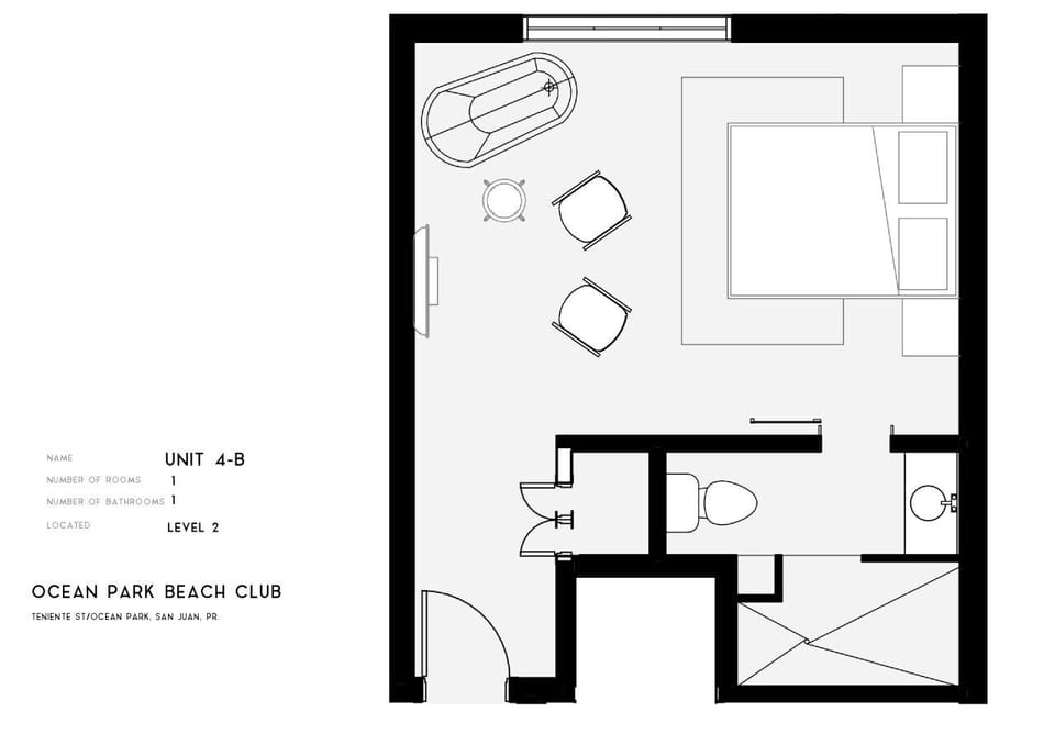 Studio 4b floor plan