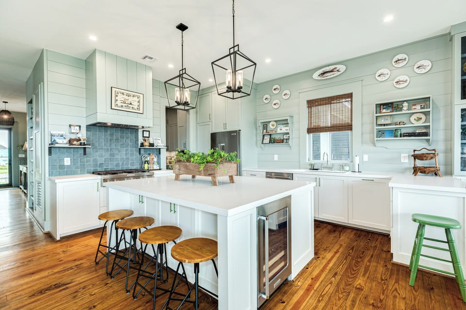 The family cook will love preparing homecooked meals in the beautiful kitchen