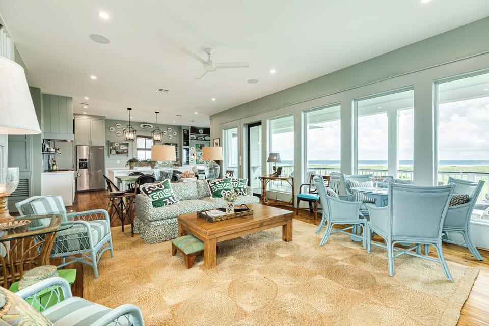 Plenty of seating spots in the spacious living area