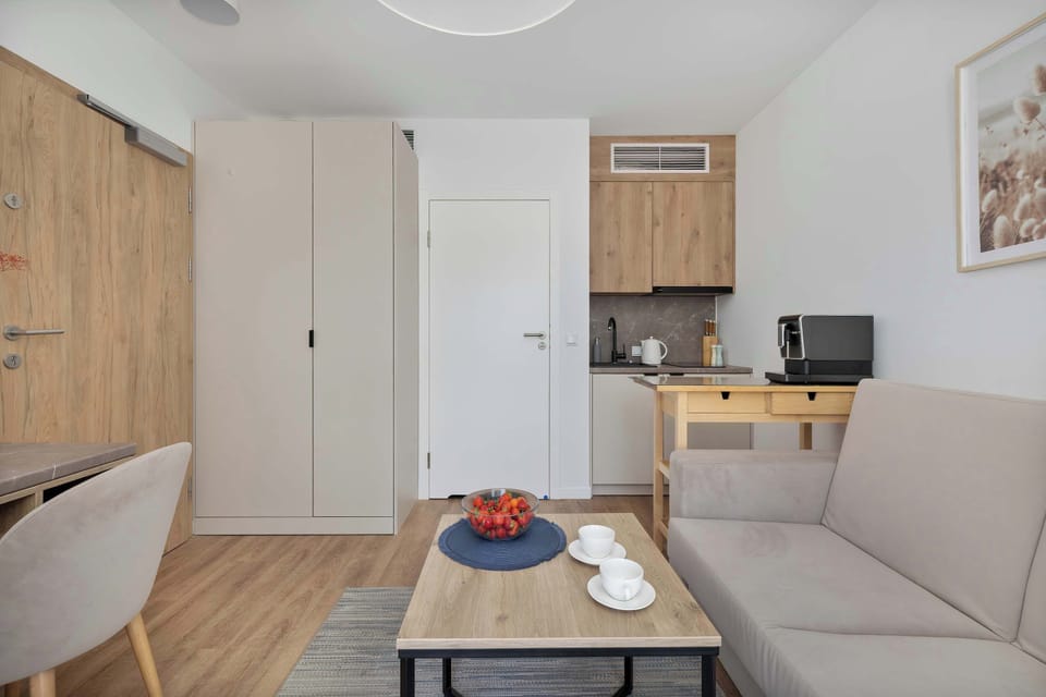 The living room offers a perfect blend of comfort and modern style.