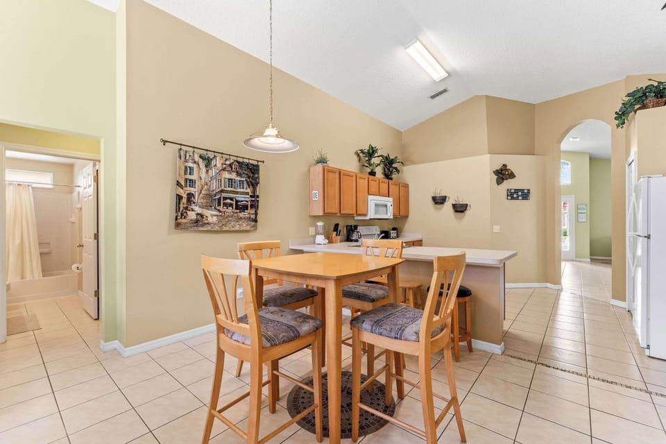 Dining table with seating for 4