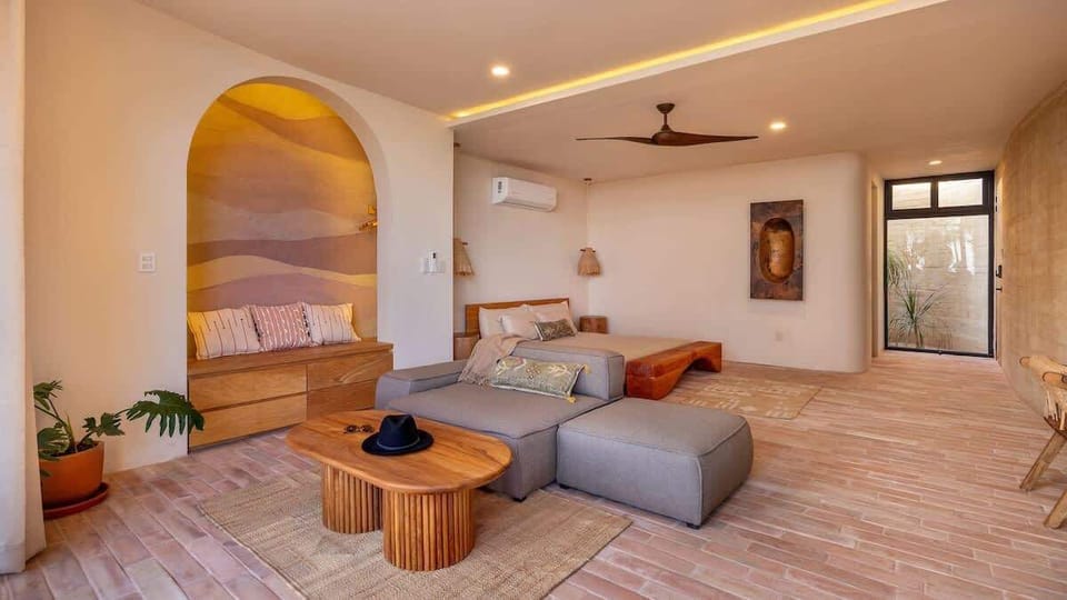 Living room, closet and bedroom 