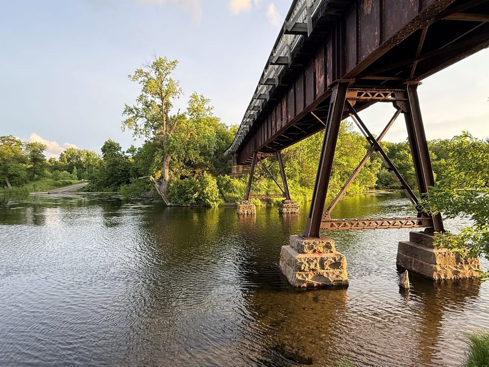 Walking/Biking Trail - Bridge over Nest Lake
